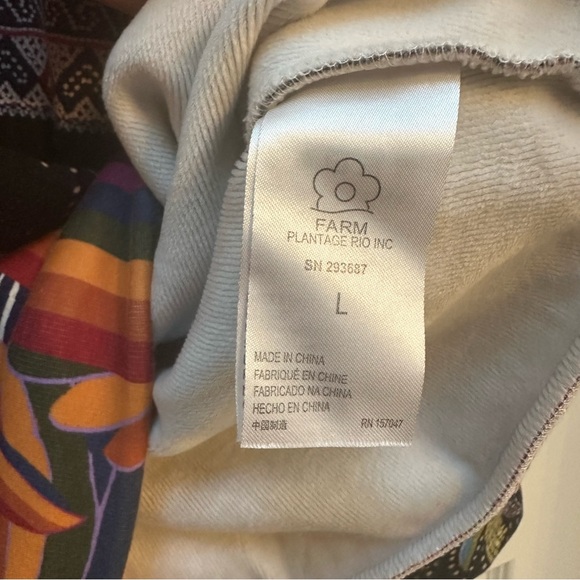 Farm Rio mixed scarves sweatshirt - Picture 4 of 5
